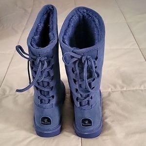 Bearpaw Phylly mid calf suede boot